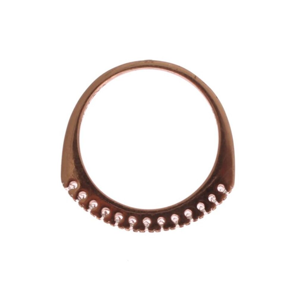 Nialaya Red Gold 925 Silver Women's Ring
